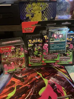 Pokemon TCG Shrouded Fable Booster Bundle Sealed 6-Pack and 3 Pack Blister Lot - Image 1