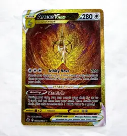 Pokemon Arceus VSTAR GG70/GG70 Crown Zenith Gold Secret Rare Holo NM - Image 3