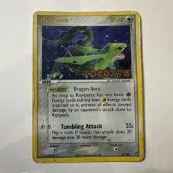 2005 Pokemon Rayquaza 22/107 Deoxys Reverse Holo Stamped ex Deoxys - Image 1