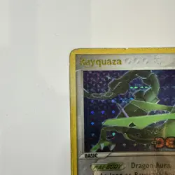 2005 Pokemon Rayquaza 22/107 Deoxys Reverse Holo Stamped ex Deoxys - Image 2