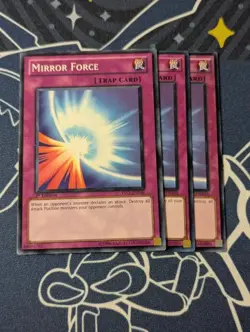 3x Mirror Force - Common (NM) Yugioh Playset - Image 1