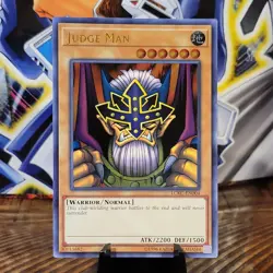 Yu-Gi-Oh! Judge Man Ultra Rare LCKC-EN004 UNLIMITED Near Mint NM - Image 1
