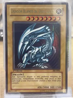 Yu-Gi-Oh Blue-Eyes White Dragon BIK-S001 1st Edition Spanish MP - Image 1