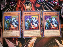 YUGIOH TCG 3X UNI-ZOMBIE SESL-EN042 SUPER 1ST EDITION - Image 1