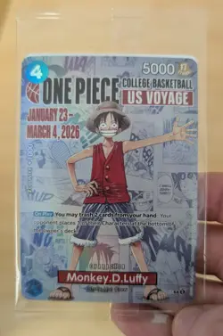 Monkey.D.Luffy (055) (College Basketball US Voyage) P-055 One Piece Promotion... - Image 1