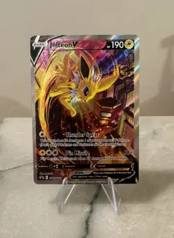 Jolteon V SWSH183 Sword & Shield Promo Pokemon Card NM-/LP+ - Image 1