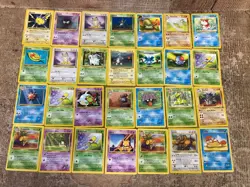 Collection Lot of Pokemon Cards WOTC Era 1999 Wizards + Pikachu 70/111 Non Holo - Image 1