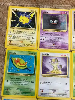 Collection Lot of Pokemon Cards WOTC Era 1999 Wizards + Pikachu 70/111 Non Holo - Image 3