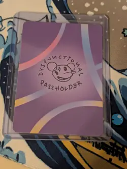 Dysfunctional Passholder Pokenots 151 Golfbat Golbat 0042 NM Pokemon Parody Card - Image 4