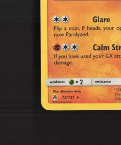 Zygarde 72/131 Forbidden Light Stamped Cosmos Holo Rare Holo Pokemon Card LP+ - Image 5