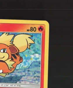 Growlithe 1/12 McDonalds 2018 Promo Holo Rare Pokemon Card LP - Image 4