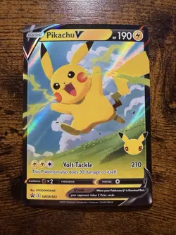 Pikachu V SWSH143 SWSH: Sword & Shield Promo Cards Holo - Image 1