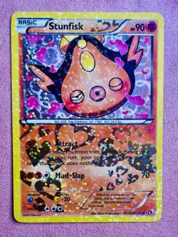 Stunfisk | RC12/RC25 | BW Legendary Treasures | 2013 Pokemon Card | Holo | LP - Image 1