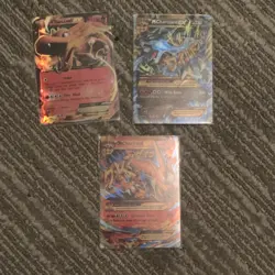 Pokemon TCG Card Lot Charizard EX MCharizard EX Mega Evolution Holo English 2016 - Image 1