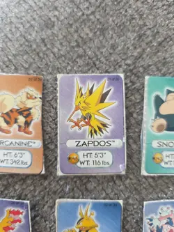 Vintage 1998 Pokemon Lunchables Lot Of 16 Mini Cards - Image 3