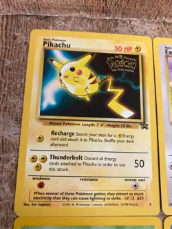 Huge Lot of Pokemon Cards WOTC Era 1999 Wizards + Pikachu 4 Black Star Promo - Image 2