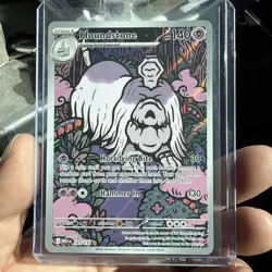 Pokemon TCG Houndstone - 145/132 - ME01: Mega Evolution Illustration Rare Card - Image 1