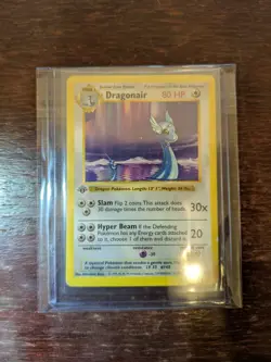Pokemon TCG Dragonair Base Set 1st Edition Rare Card 18/102 Dragonir - Image 3
