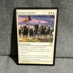 MTG - Cathars' Crusade Avacyn Restored Rare Enchantment White Regular English - Image 1