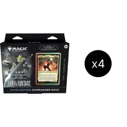 MAGIC THE GATHERING: FINAL FANTASY VII COMMANDER -GAME EDITION CASE OF 4 - Image 1