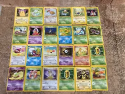 Collection Lot of Pokemon Cards WOTC Era 1999 Wizards + Pikachu 58/102 Non Holo. - Image 1