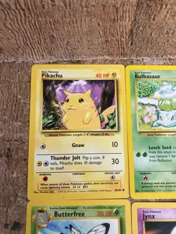 Collection Lot of Pokemon Cards WOTC Era 1999 Wizards + Pikachu 58/102 Non Holo. - Image 3