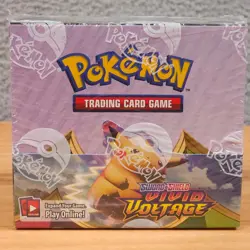 Pokemon TCG Sword & Shield Vivid Voltage Booster Box NEW Factory Sealed - Image 2