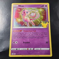 Pokemon TCG Mew Celebrations 011/025 Holo Holo Rare - Image 1