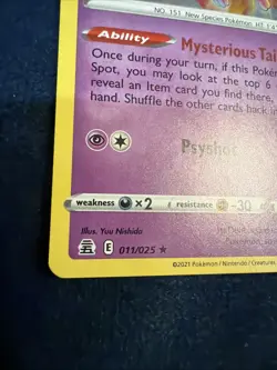 Mew 011/025 Celebrations Holo Pokemon TCG - Image 5