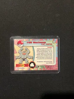 1999 Pokemon Topps Machamp 68 Ungraded NM or Better - Image 2