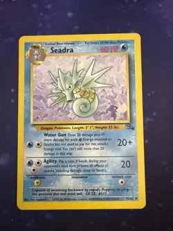Pokemon TCG - Seadra - Fossil Unlimited - 42/62 - Wizards 1999-2000 - Image 1