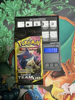 Pokemon Team Up 3 Card Mini Long Booster Pack Gengar Mimikyu Factory Sealed 7.37 - Image 1
