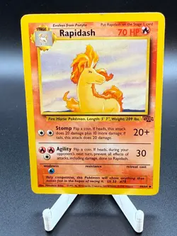 Rapidash 44/64 - Pokemon TCG Jungle Set Unlimited LP 1999 - Image 1