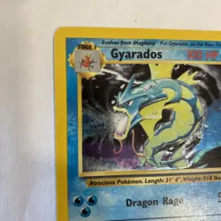 1999 Pokemon Gyarados Holo 6/102 Base Set WOTC Vintage - Image 4