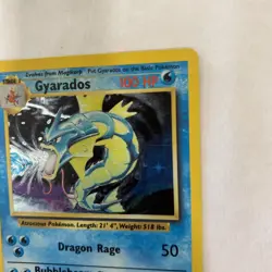 1999 Pokemon Gyarados Holo 6/102 Base Set WOTC Vintage - Image 5