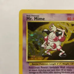 Pokemon TCG Mr. Mime 06/64 Jungle Holo - Image 4