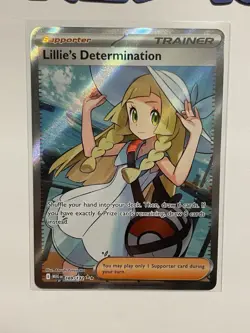 Lillie's Determination 169/132 - Me01: Mega Evolution Full Art Holo - Pokemon - Image 2