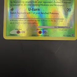 2007 Skiploom 65/132 Pokemon Secret Wonders Reverse Holo Near Mint - Image 3
