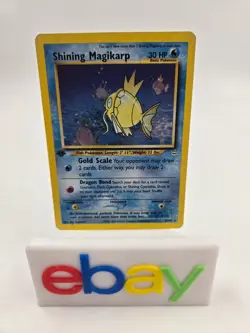 Shining Magikarp 66/64 Holo Foil 1ST ed EDITION 2002 Pokemon Neo Revelation - Image 1