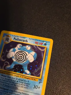 Poliwrath 15/130 Holo Rare Base Set 2 Pokemon TCG LP/MP - Image 5