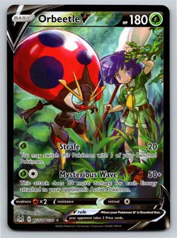 Orbeetle V Ultra Rare SWSH11: Lost Origin Trainer Gallery TG12/TG30 NM Pokemon - Image 1
