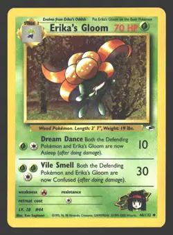 Erika's Gloom Gym Heroes #046/132 Pokemon - Image 1