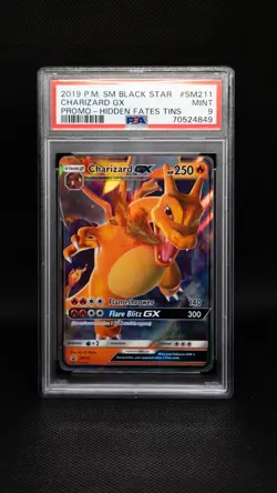 Charizard GX PSA 9 SM211 Sm Promos Holo 2019 Pokemon Black Star Promo🔥 - Image 1