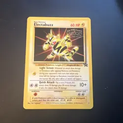Pokemon TCG - Electabuzz #2 - Pokemon The First Movie Stamped Black Star Promo - Image 1