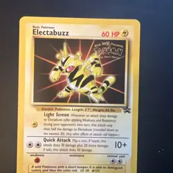 Pokemon TCG - Electabuzz #2 - Pokemon The First Movie Stamped Black Star Promo - Image 2