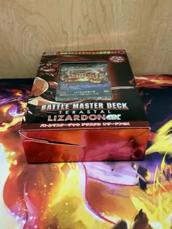Pokemon Terastal Lizardon/Charizard EX Battle Master Deck Japanese, Sealed - Image 5