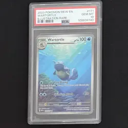 2023 Pokemon Scarlet & Violet Wartortle 151 PSA 10 Gem Mint 171/165 - Image 1