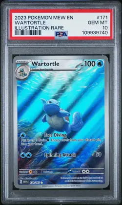 2023 Pokemon Scarlet & Violet Wartortle 151 PSA 10 Gem Mint 171/165 - Image 2