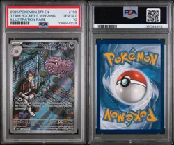 2025 Pokemon Dri En-Destined Rivals #199 Team Rocket's Weezing PSA 10 - Image 3