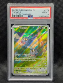 Tangela #178 PSA 8 NM-MINT illustration Rare Pokemon 151 2023 Pokemon TCG MEW EN - Image 1